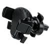 Universal Car Phone Holder, Adjustable Rotatable 360° Stable Compact - Black