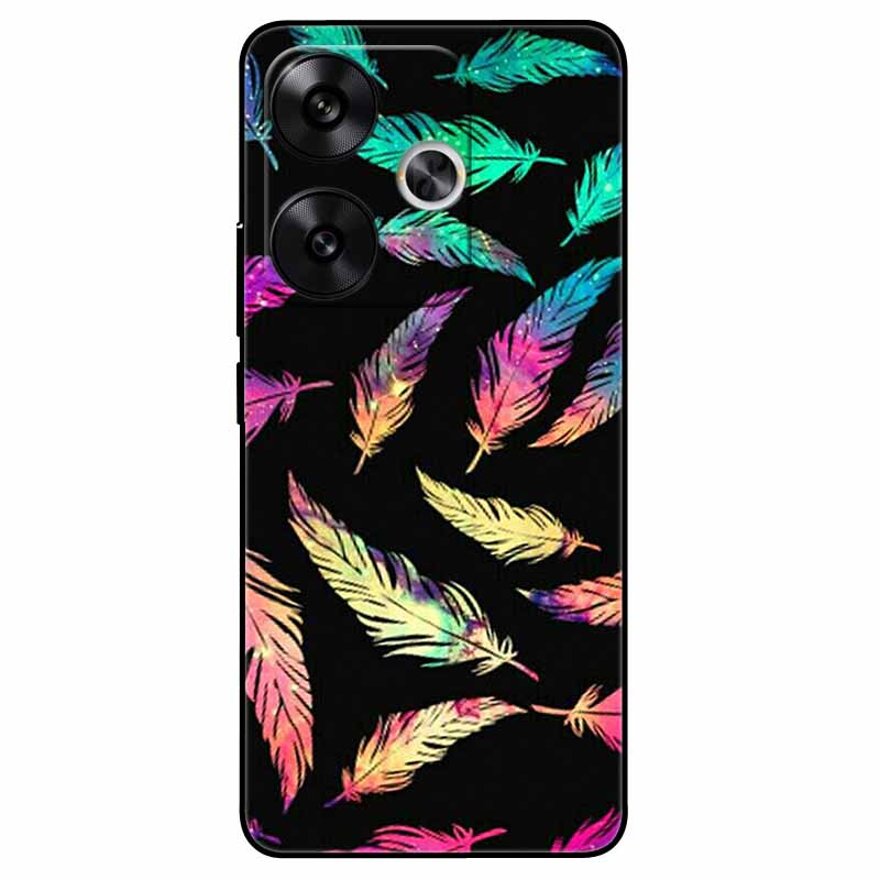 For Xiaomi Poco F6 Cases Soft Silicone Protective Fashion TPU Phone Back Covers For Xiaomi Poco F6 Pro/ Redmi Turbo 3  TPU Cases