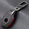 Fashion Leather Cover Car Key Case Fit For Mercedes Benz Cla A180 A200 A260 A AMG Classe 2 Buttons Keychain Keyring
