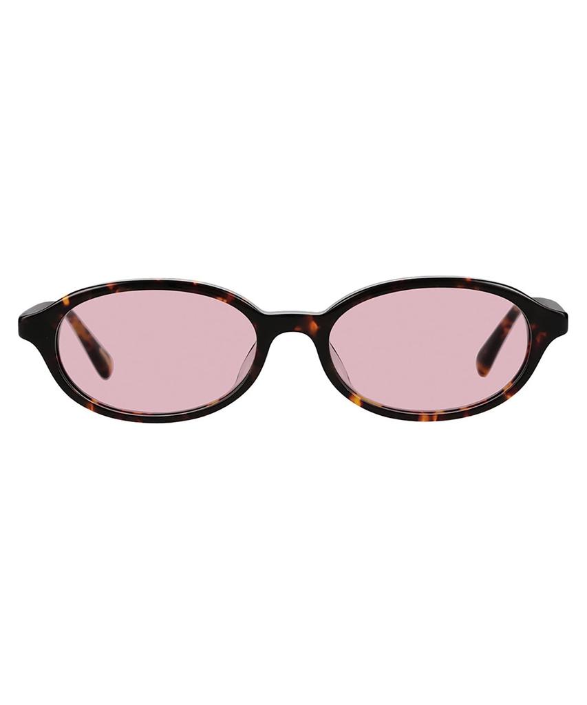 [Zoff] [WEB Exclusive] Oval Sunglasses (Brown (Demi Pattern) ZA261G0649A1) UNITED ARROWS Colored Lenses, Thick Frame, Stylish, UV Protection, Unisex,