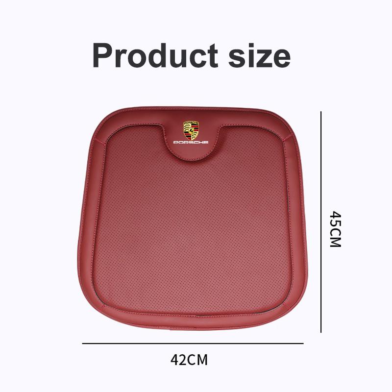 Coussin de siège de voiture respirant confortable Housse de coussin pour Porsche Cayenne Panamera Macan 911 718 Taycan Boxster Cayman 918 Pajun