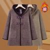 Women's Winter High-end Padded Thickened Hooded Jacket Versatile Large-size Women's Simple Loose Coat