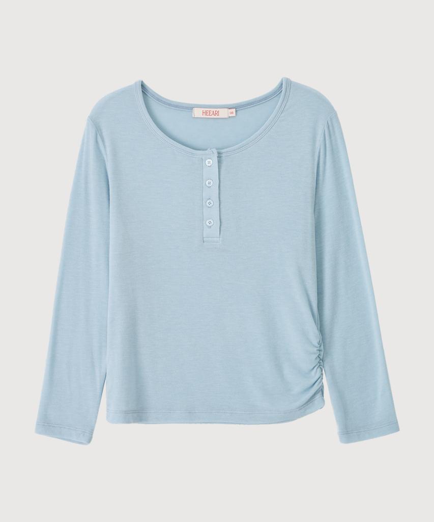 HEEARI Pansy Layered 3/4 Sleeve_Blue