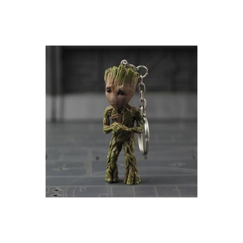 Cute Guardians Of The Galaxy Vol2 Baby Groot Pvc Key Chain Figurine For Collectors