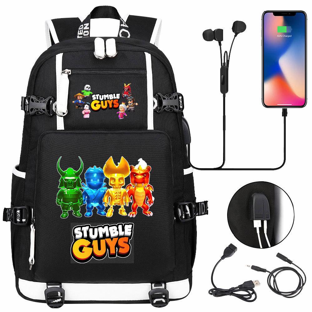 3-teiliges Schulrucksack-Set für Schüler Große Kapazität Oxford-Stoff Schultasche mit Schultergurt und Federmäppchen
