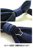 [HANG OVER] [Made In Japan] Semi-butterfly Cotton Denim Leopard Print Glen Check Bow Tie (Leopard Print)