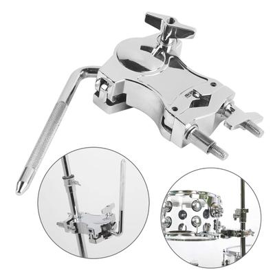 Drum Clamp Adjustable Extension Clip L Rod Mount Clamp Adjustable Cowbell MountIng Bracket Clamp Drum Parts Durable