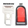 2pcs/set Motorcycle Helmet Buckle Adjustable Plastic Clip Electric Scooter Helmet Fixing Buckles Helmets Accessories