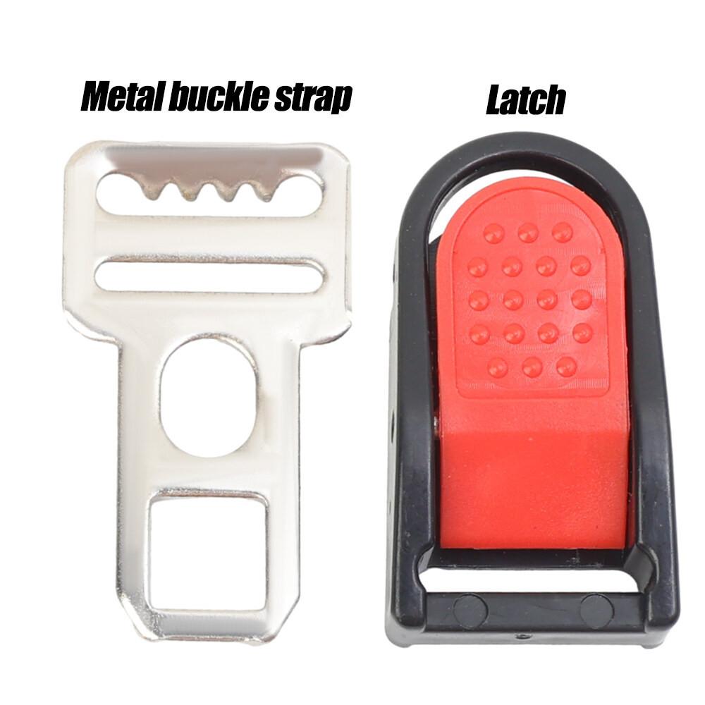 2pcs/set Motorcycle Helmet Buckle Adjustable Plastic Clip Electric Scooter Helmet Fixing Buckles Helmets Accessories