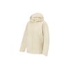 Fitness Series Solid Color Hooded Windbreaker Women Outerwear Gravel-Gray AFDU080-1