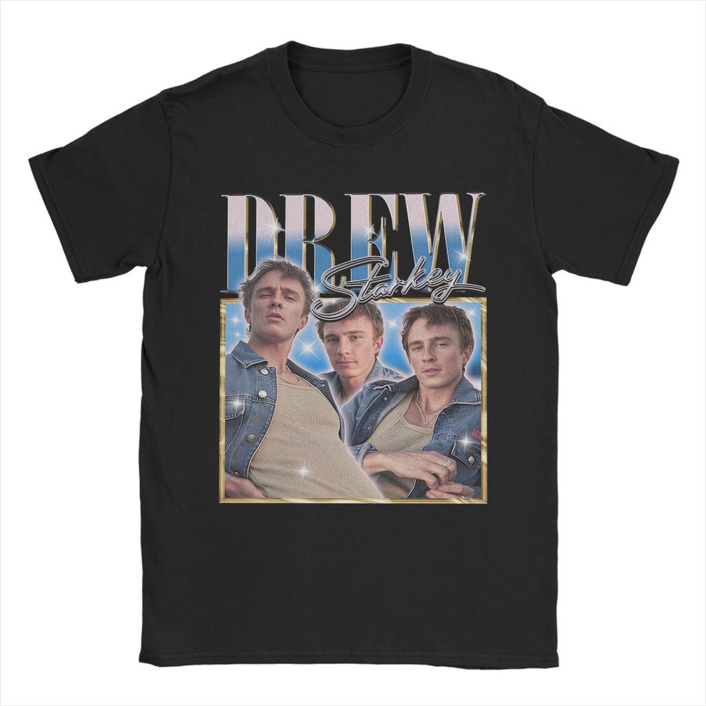 Casual Drew Starkey Y2k TShirts Unisex Crew Neck 100 Cotton T Shirt Short Sleeve Tee Shirt Original Tops