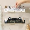 Eyeglass Holder Wall Mounted Adhesive Sunglasses Display Rack for Entryway Bathroom Bedroom Home Organizer Space Saving