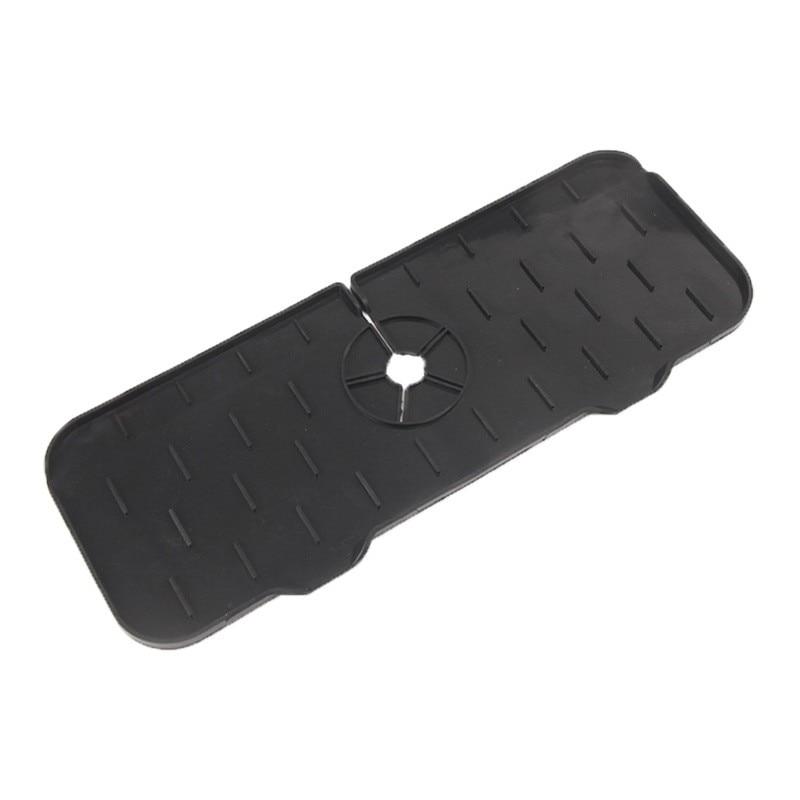 Covoraș pentru robinet Chiuvetă de bucătărie Tampă de stropire din silicon Drenaj Waterstop Protector pentru blat de baie Tavă cu uscare rapidă