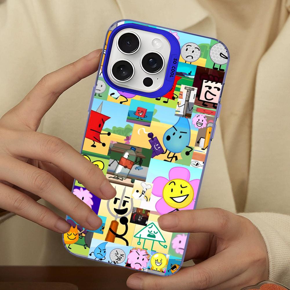 Bfdi Poster Battle For Dream Island Phone Case For iPhone 18 16 15 14 13 12 11 Pro Max X XR XSMAX Plus Matte Shockproof Back Cover