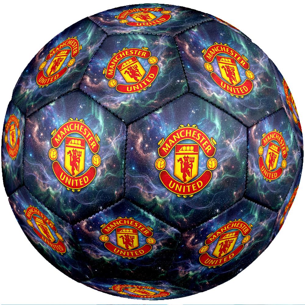 Manchester United Temafotboll Storlek 5 Fotboll Mjuk Beröring Professionell Träningsfotboll för Utomhussporter