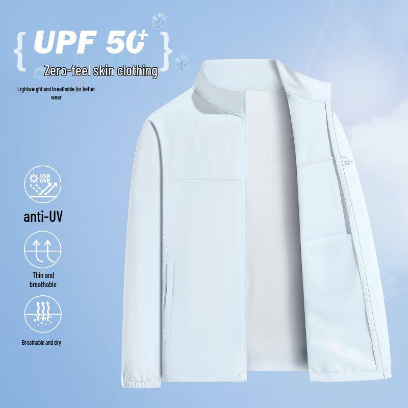 2026 Outdoor UV Protection Lightweight Stand Collar Skin Jacket for Men and Women