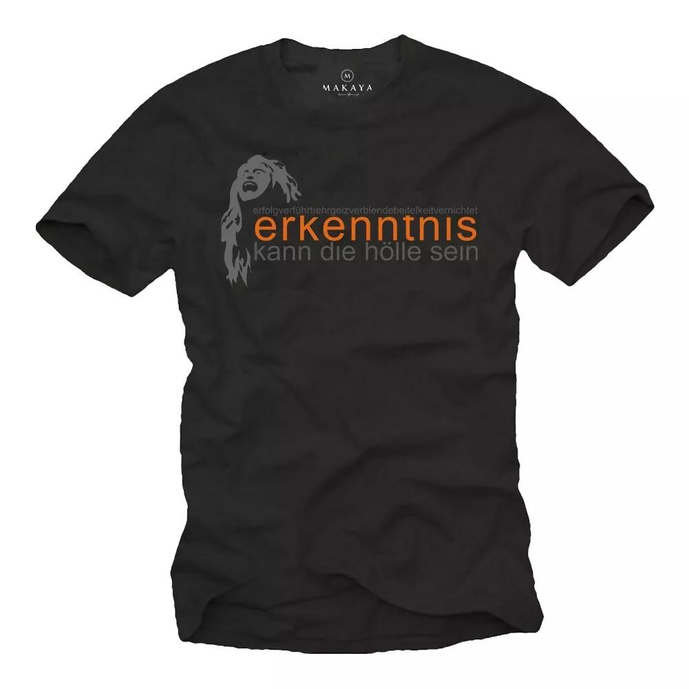 FUNNY MENS HUMOUR T shirt WITH GERMAN SLOGAN - SHORT SLEEVE SCREAM TEE