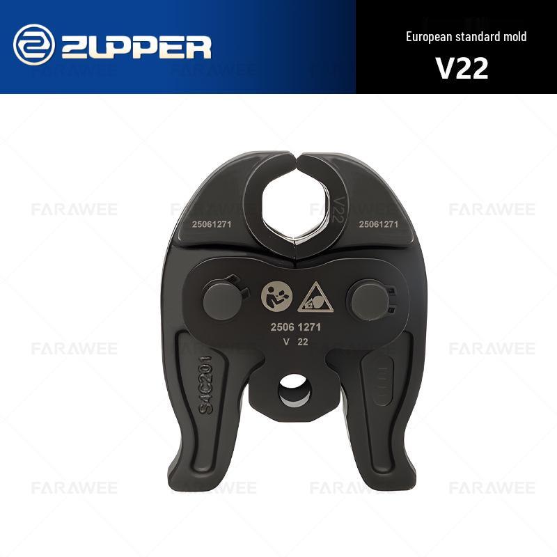 Zupper European Standard V-Type Stainless Steel Pipe Pressing Pliers Head (Model PZ/MP-1930)
