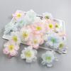 10 Stück Künstliche Kirschblüten-Blütenköpfe Mini-Fälschung Seiden-Kirschblütenblüten für Bastelarbeiten Braut-Haarspangen Haarbänder Kleider DIY-Zubehör