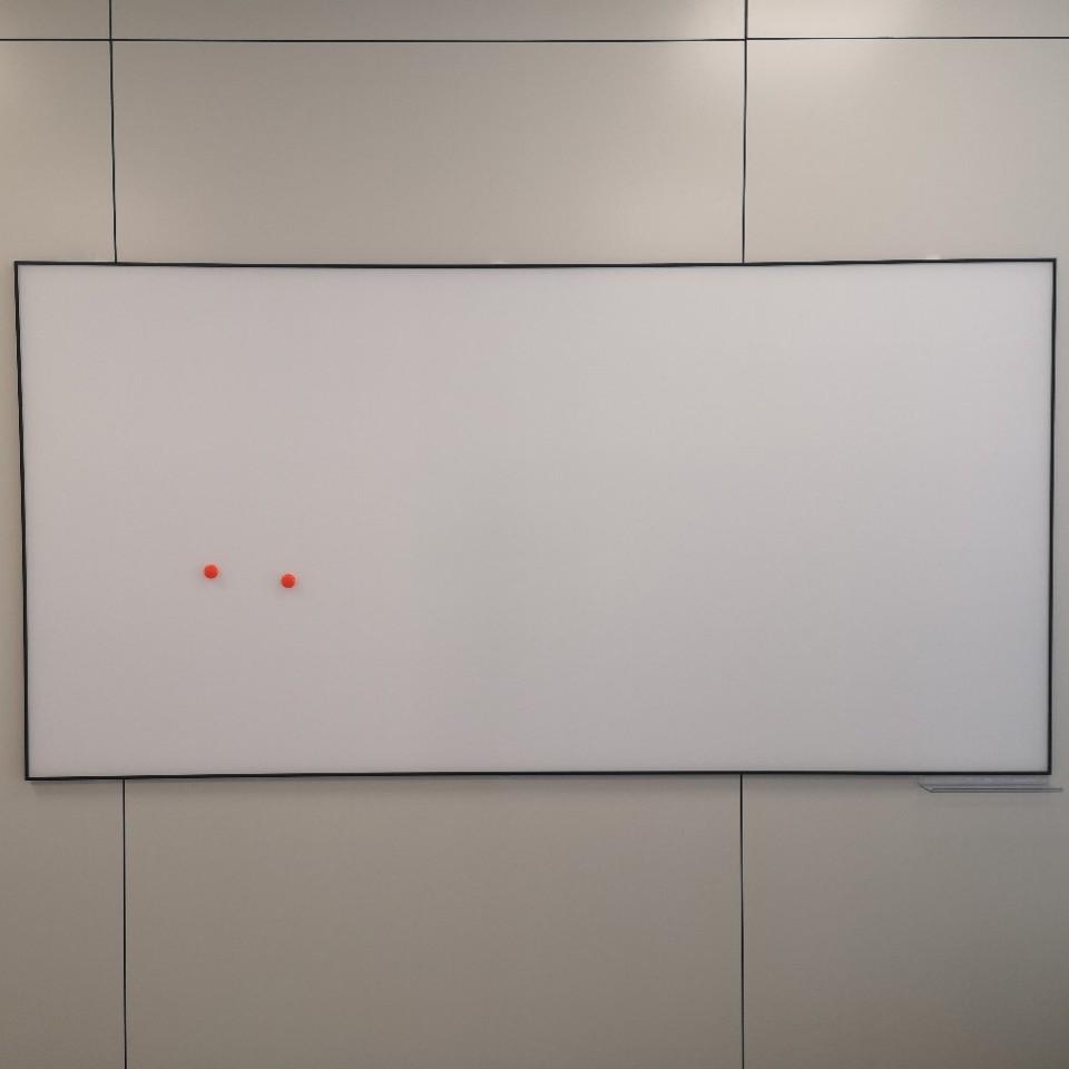 Ultra-White Tempered Glass Magnetic Whiteboard – Wall-Mounted for Office, Meeting, or Home.