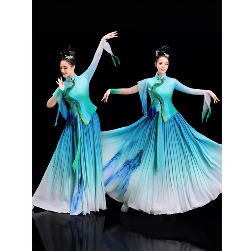 Women's Chinese Style Classical Dance Performance Dress