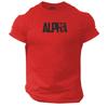 Alpha T Shirt Gym Clothing Bodybuilding Training Workout Exercise Muscles Top