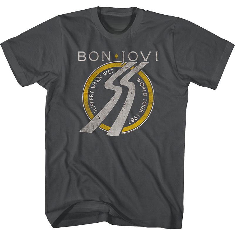 ZX Metal Bon Jovi Rock Band Casual TShirt Mens and Womens Luxury Band Brand Top 2026 New