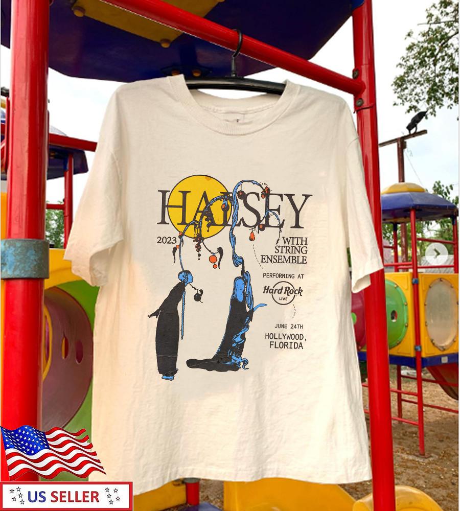 Halsey tritt im Hard Rock Live auf T-Shirt Volle Größe S-5XL Unisex T-Shirt