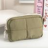 Borsa da Trucco Impermeabile in Nylon con Scomparti Multipli per Viaggio e Conservazione