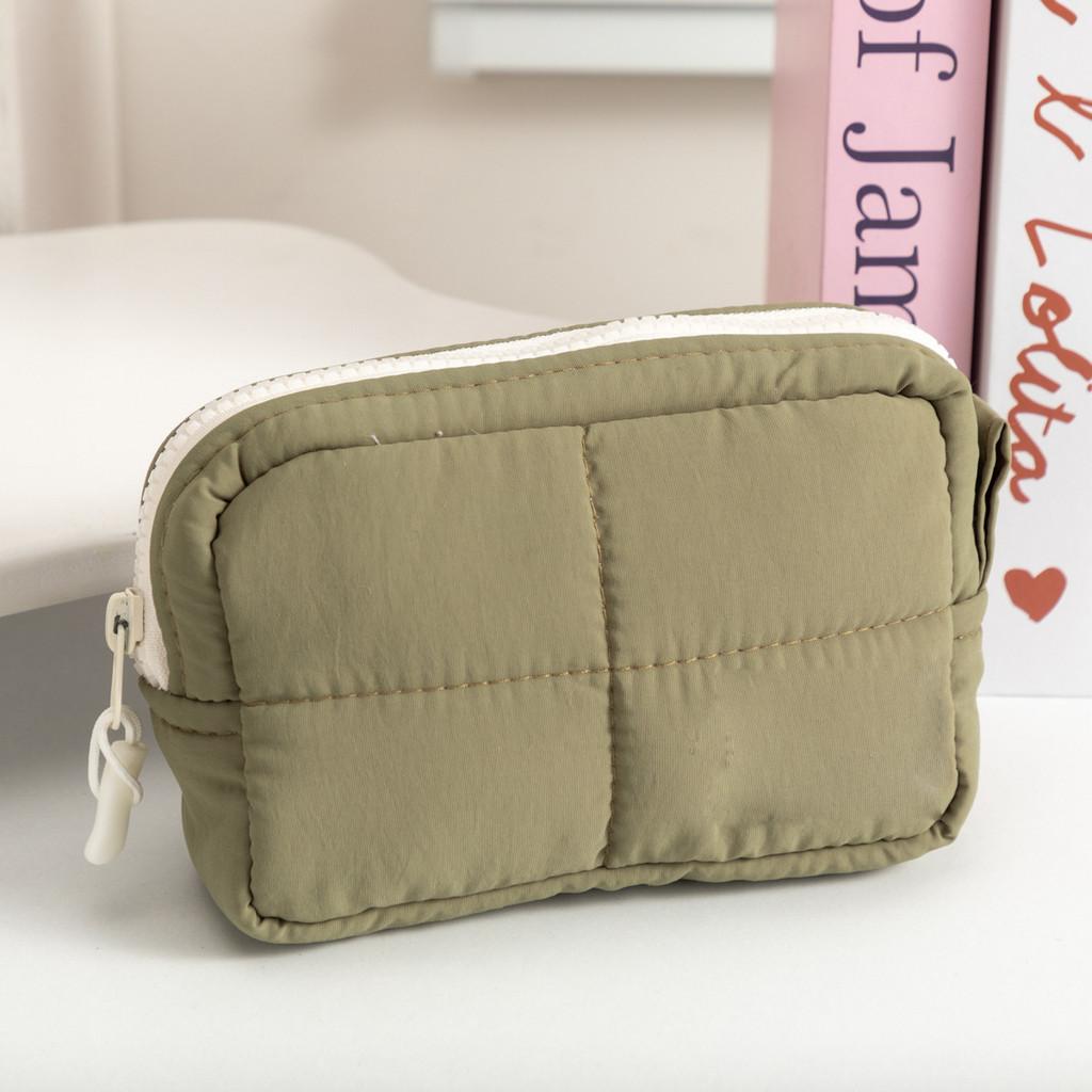 Borsa da Trucco Impermeabile in Nylon con Scomparti Multipli per Viaggio e Conservazione