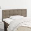 Vidaxl Bed Headboard, Taupe, 100X5X78/88 Cm, Fabric