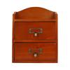 3pcs Multi Layer Wooden Storage Box With Drawers Storage Cabinet Floating Shelf  For Bedroom
