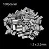 Stainless Steel Double Aluminum Tube Fishing Wire Tube Wire Crimp Connector Line Crimping Sleeves