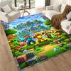 Minecraft 50 Area Rug Suitable for Kitchen Dormitory Study Room Outdoor Antislip Carpet Anime Office Decor Gift for Festivals