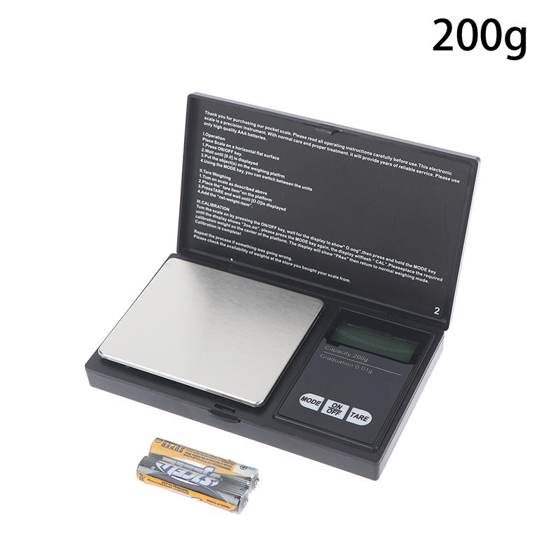 Portable Electronic Scales Jewelry Gold Gram Weight Balance Jewelry Electronic Scales 100g /200g/300g/500g 0.01g
