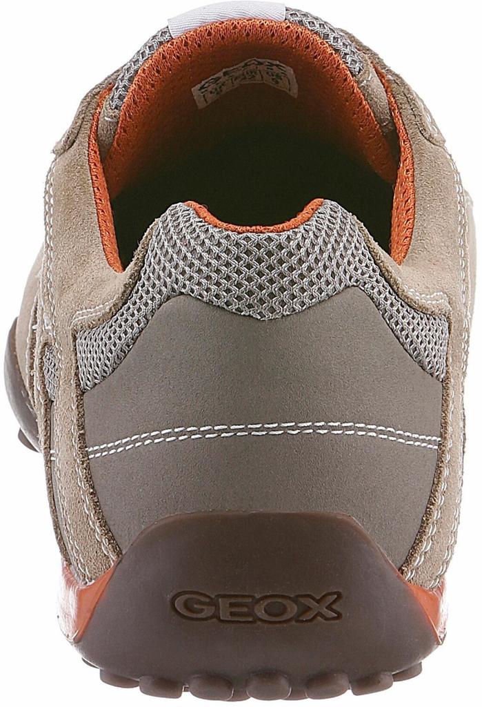 Geox U Snake L Sneakers (U4207L) Beige/dark Orange