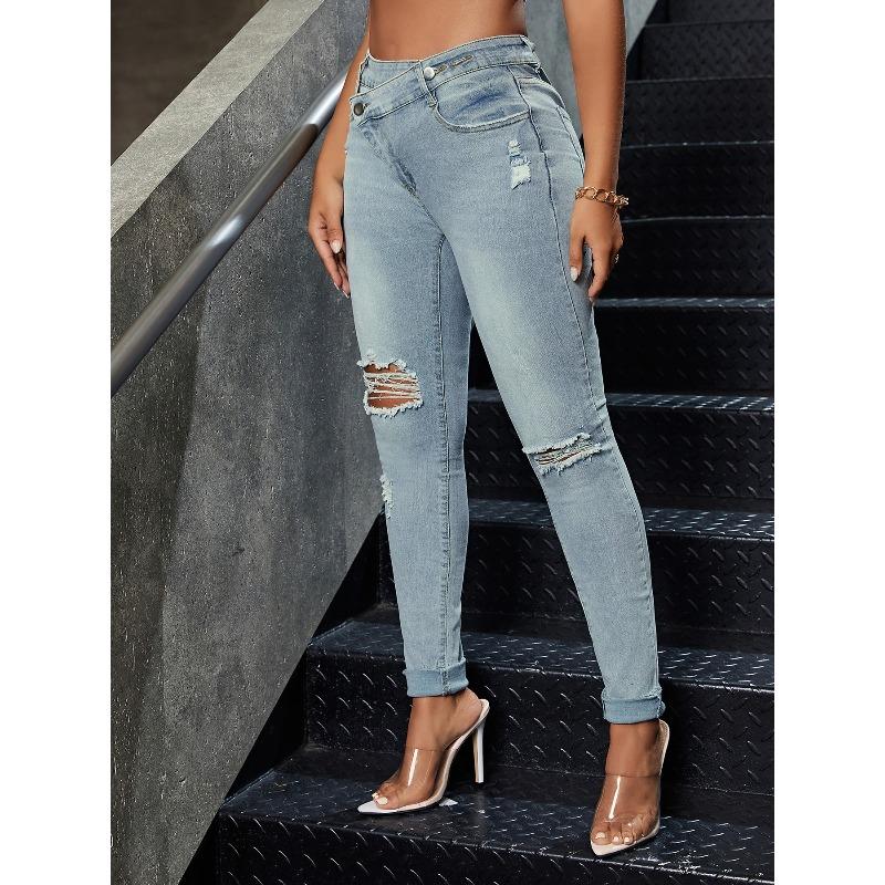 BITCED Women's Fashion Casual Solid Color Print Pants & Capris