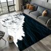 27 Stil Neuer Blau-Grüner Meerwasser Meereswelle Ozean Teppich für Wohnzimmer Schlafzimmer Zuhause Sofa Dekoration, Kinder Rutschfeste Bodenmatte