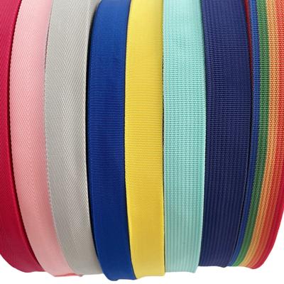 Polypropylene 600D American Weave Webbing, Plain Weave Hemming, Herringbone Hemming, Portable Shoulder Strap, Shoe Waist Accessories Webbing
