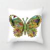 Butterfly Cushion Cover Sofa Chair Animal Flower Pillow Case Home Decor Painted Hugging