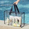 Large Capacity Clear Beach Bag PVC Waterproof Spa Storage Swimming Bag Tote Shopping Bag