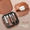 Portable Stainless Steel Anti-splash Nail Clippers Set, Hand-held Box Nail Clippers, Home Nail Clippers Set
