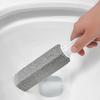 Piatră ponce Curățător de toaletă cu mâner ergonomic Abraziv natural Îndepărtător de calcar Îndepărtător de pete de toaletă Burete de curățare