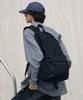 Leathery Varsity Cotton Backpack [Pink]