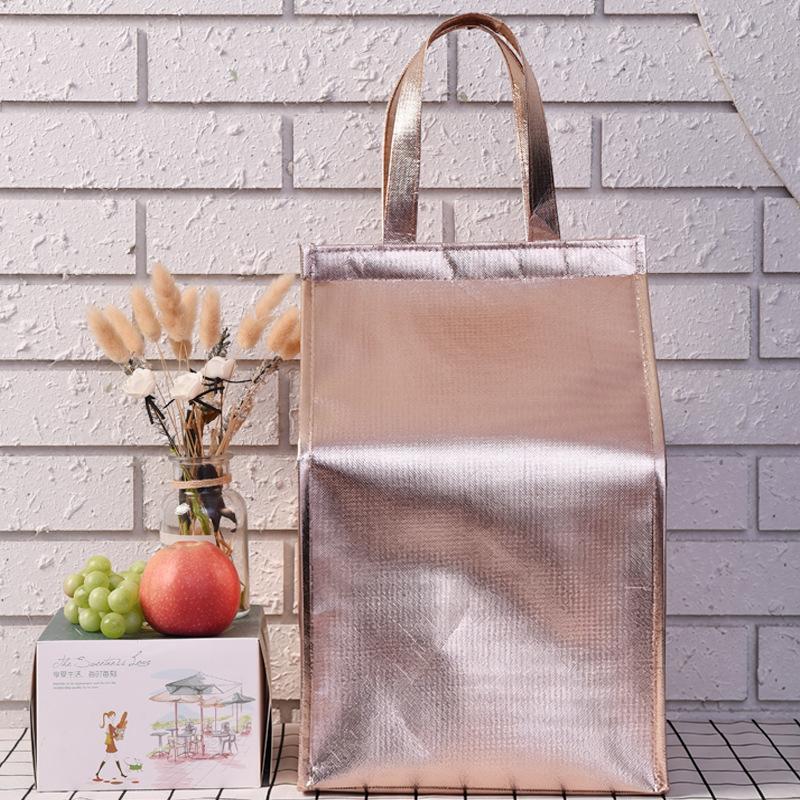 Aluminum Foil Ice Storage Bags Insulated Beach Food Thermal Bag Durable Outdoor Boxes Foldable Cooler Bag Lunch Picnic Bag