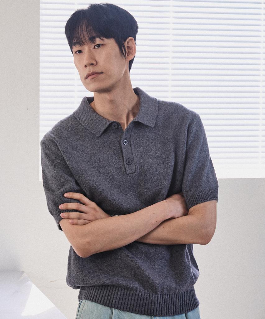 MANNERGRAM Upw Washable Cotton Polo Short Sleeve Knit - 5 Colors
