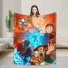 Avatars The Last Airbender Flannel Blanket  Durable Throw Blanket for Couch Chair Decorative Fashion Bedspread Sofa Bed Cover