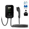 Stazione di Ricarica EV 32A 1Fase Caricabatterie per Auto Elettrica EV Wallbox Montaggio a Parete 5M 7kW Cavo Tipo-1 SAE J1772 Schermo LCD