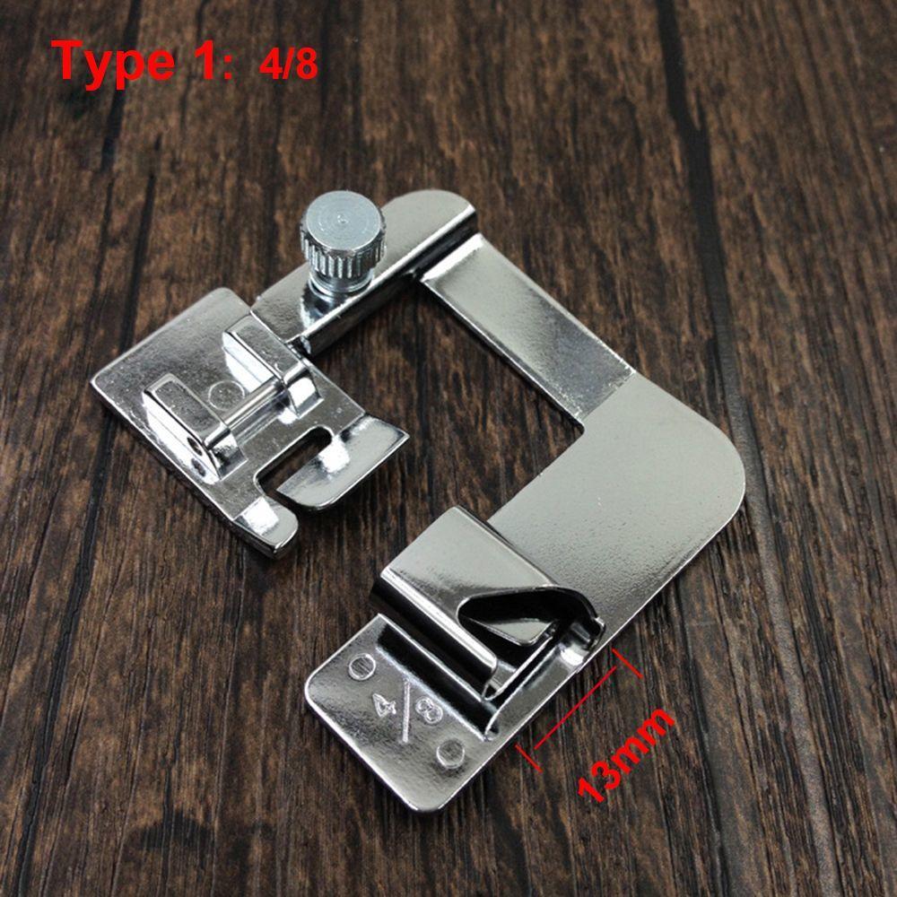 HOT Craft Stainless Steel Rolled Hem Feet Hemming Cloth Strip Presser Foot Sewing Machine Parts