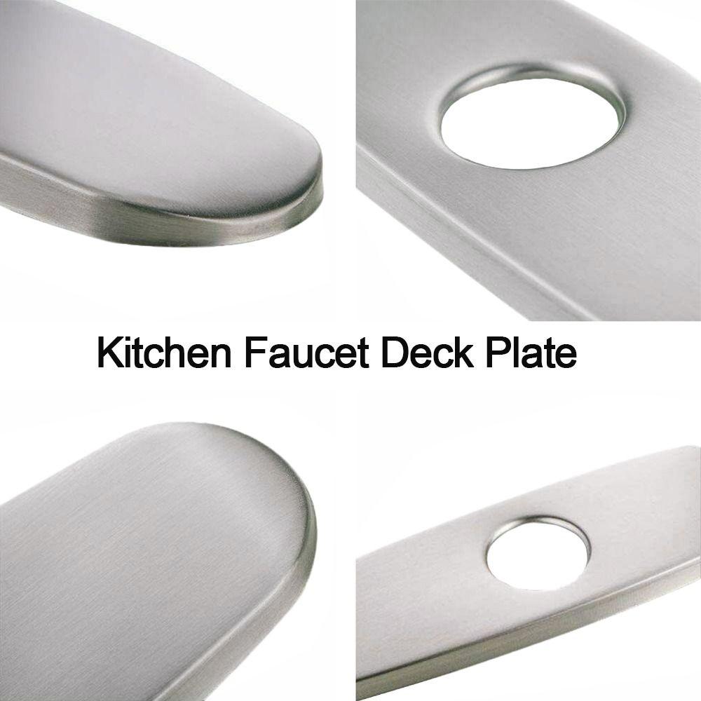 Decorative Panel Sink Base Faucet Deck Plate Faucet Plate Hole Cover Tap Cover Deck Plate Bathroom Faucet Escutcheon Plate